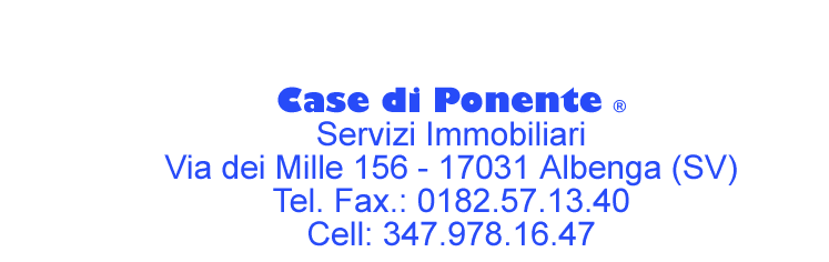 Case di Ponente