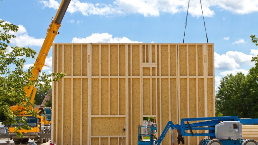 La costruzione di una casa prefabbricata