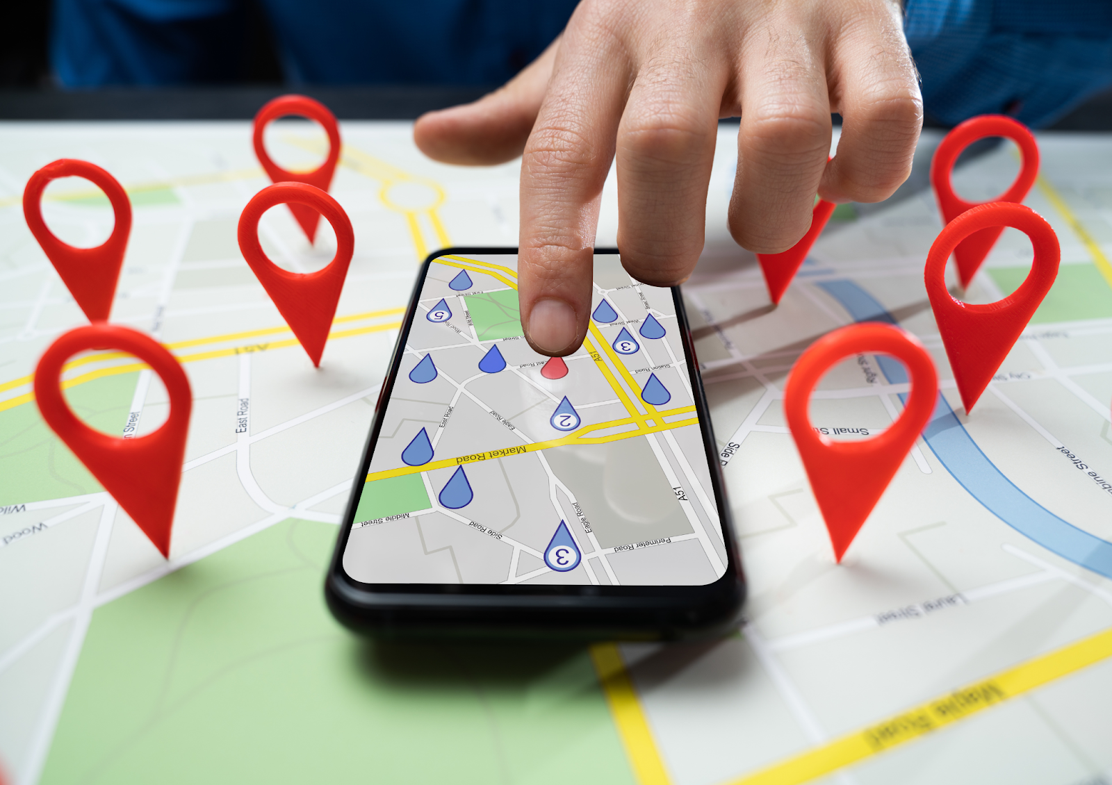 google map référencement agence immobilière