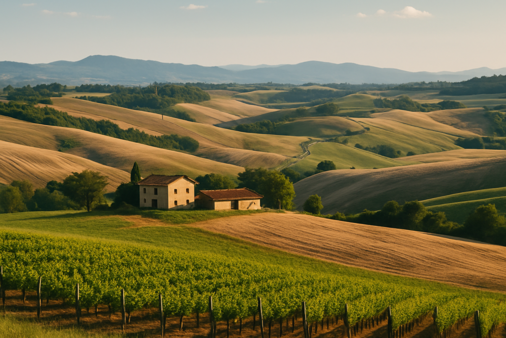 Un esempio di terreno agricolo da poter valutare