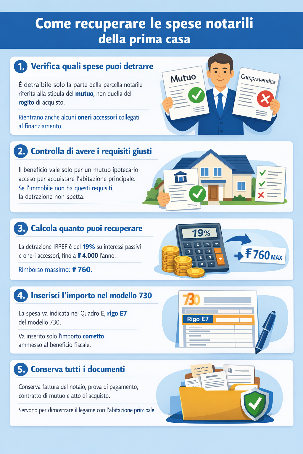 Detrazione Spese Notarili Per Acquisto Prima Casa | RealAdvisor