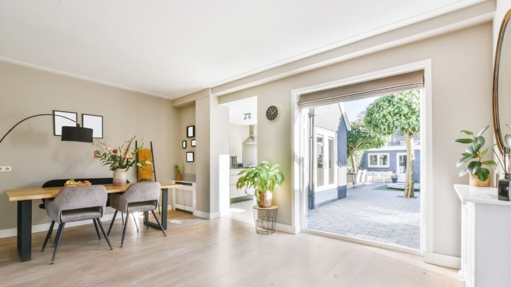 Interno di una casa presa con leasing immobiliare