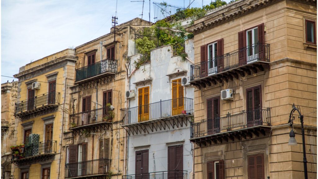Case nel centro storico di Palermo