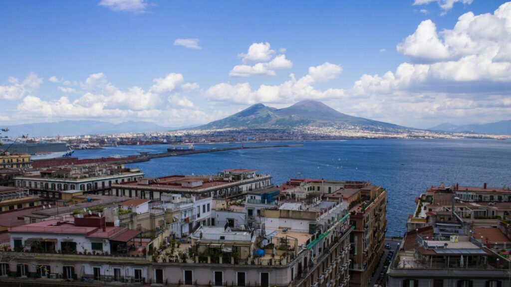 Una vista di Napoli